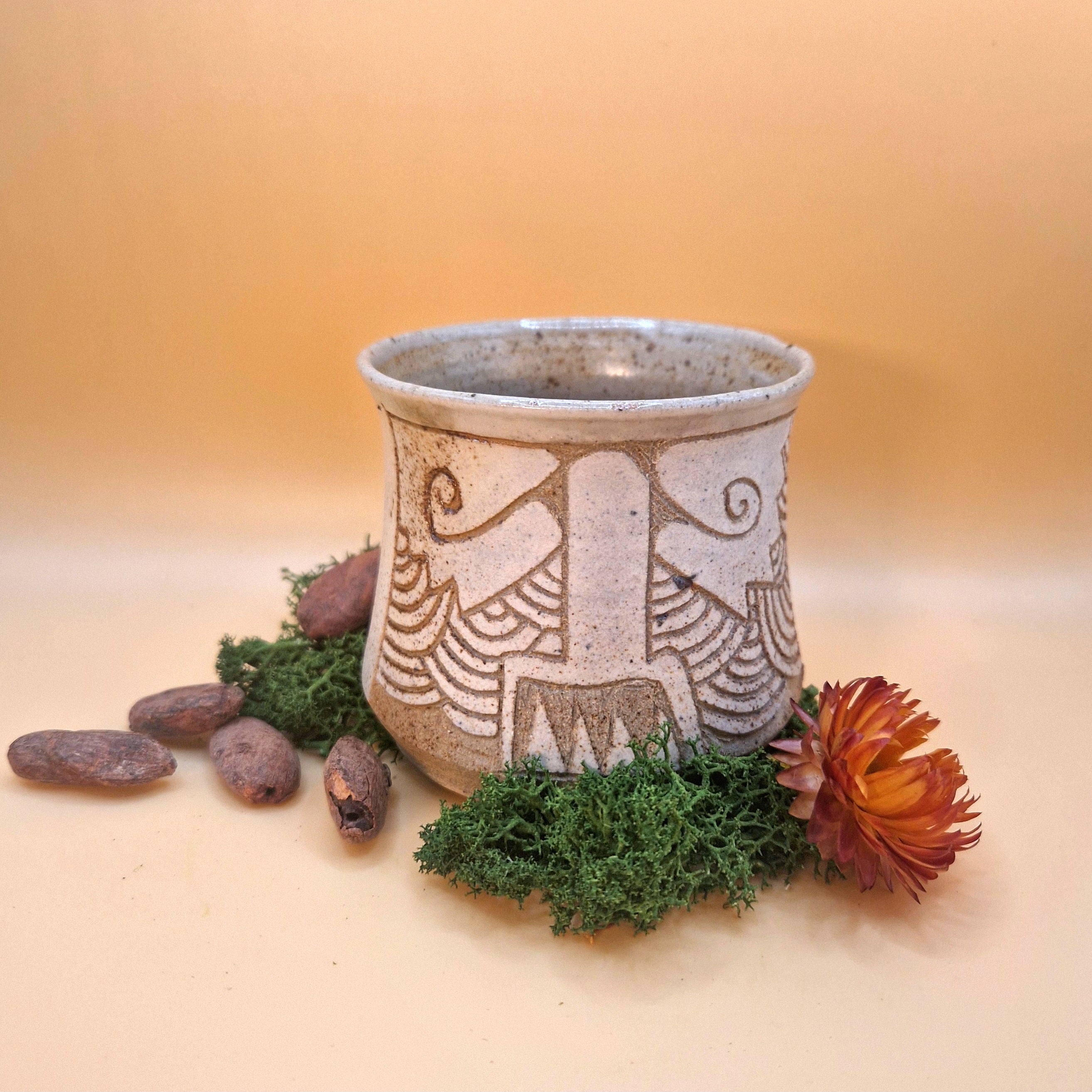 Tasse artisanale du potier David - pièce unique 1