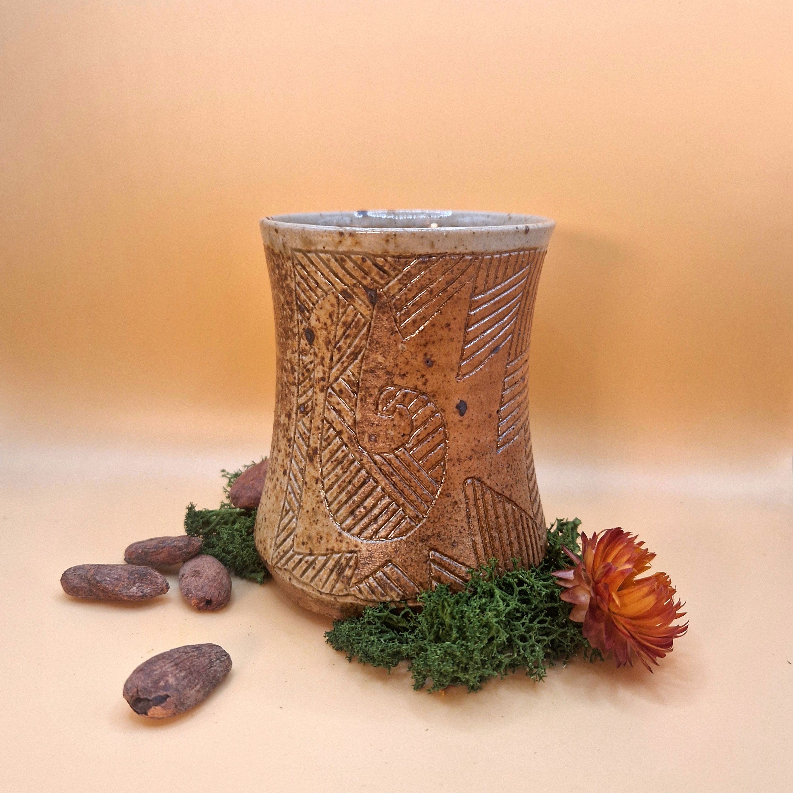 Tasse artisanale du potier David - pièce unique 2