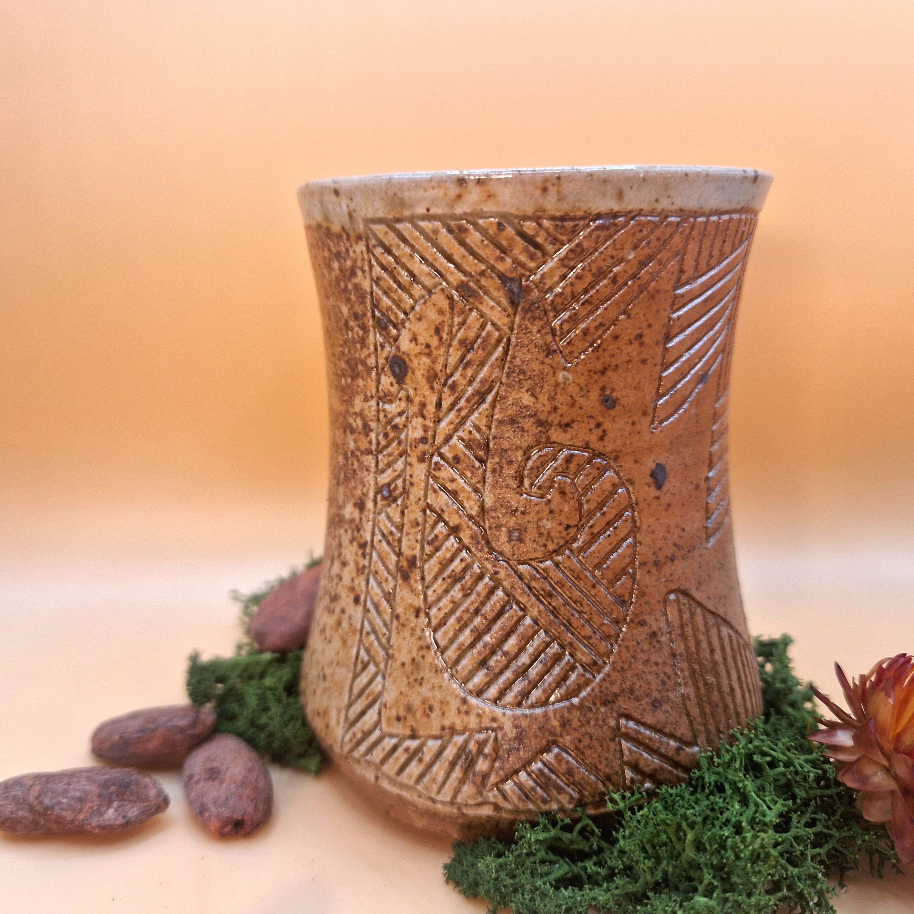 Tasse artisanale du potier David - pièce unique 2