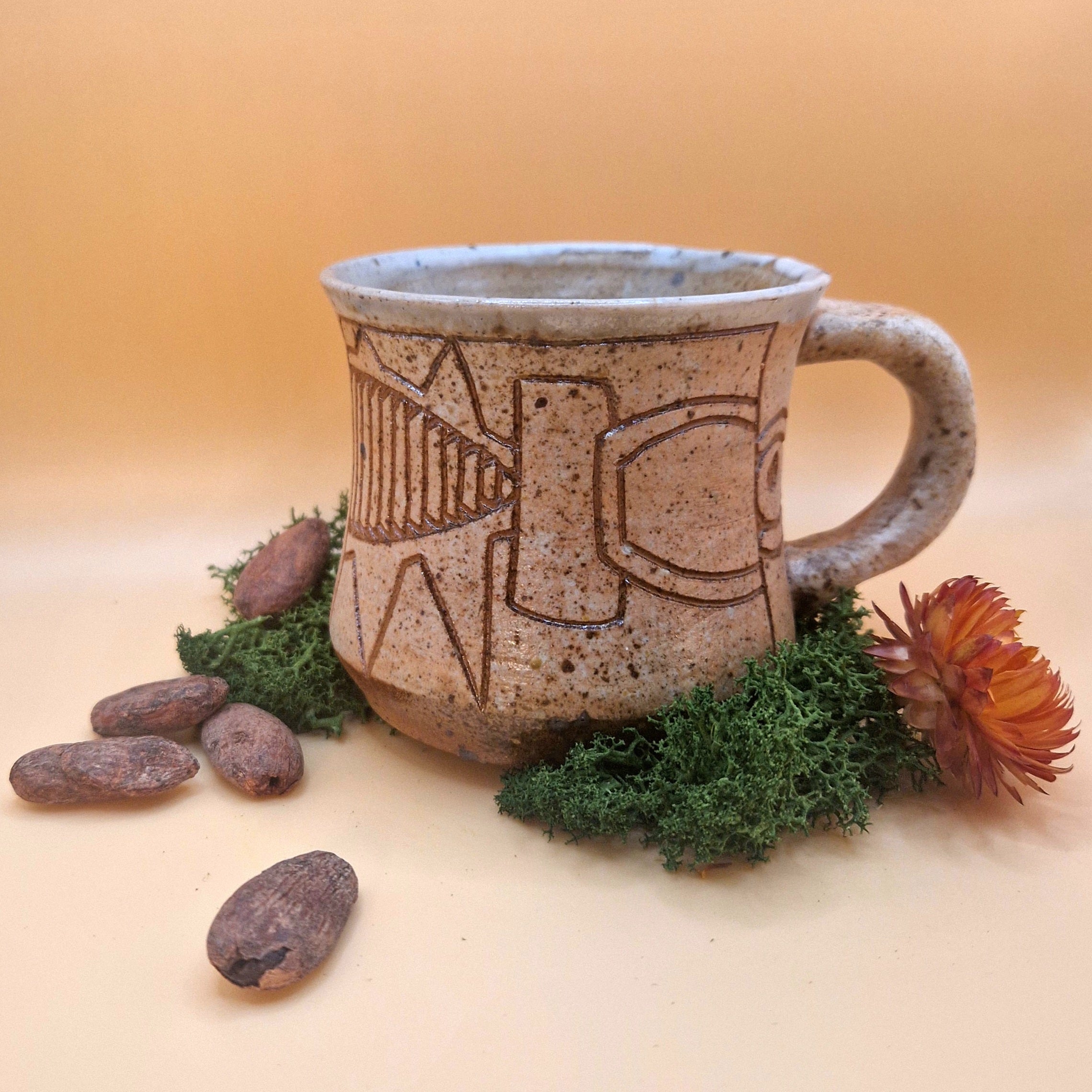 Tasse artisanale du potier David - pièce unique 3