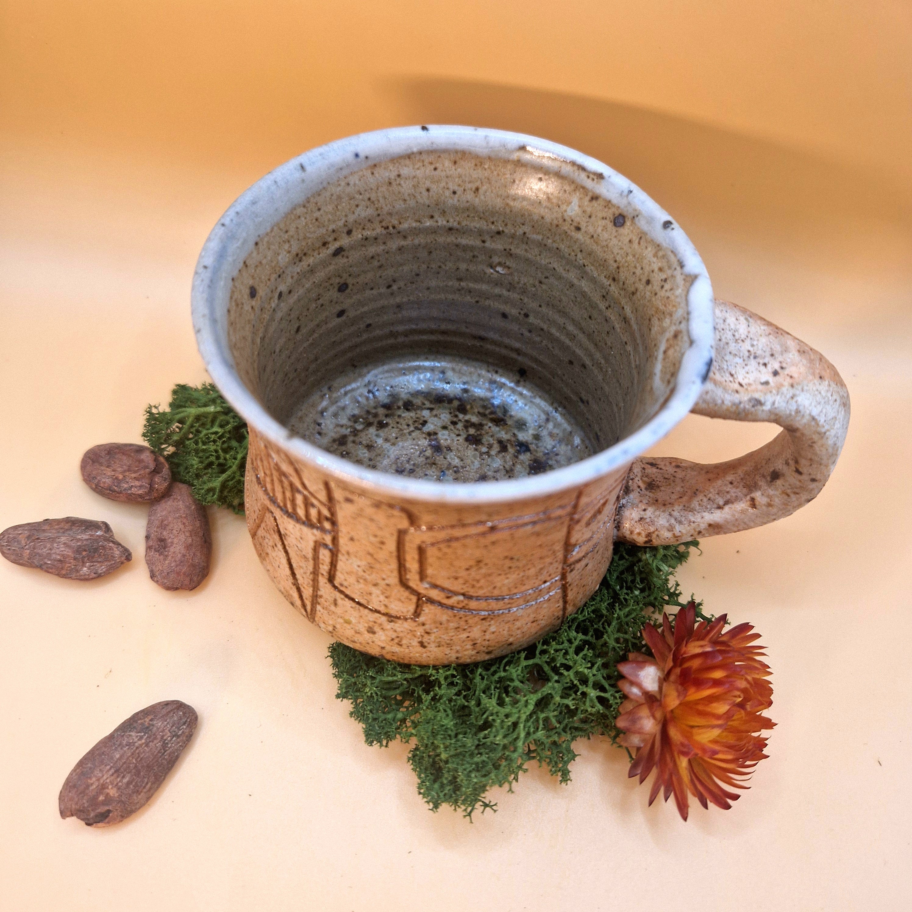 Tasse artisanale du potier David - pièce unique 3