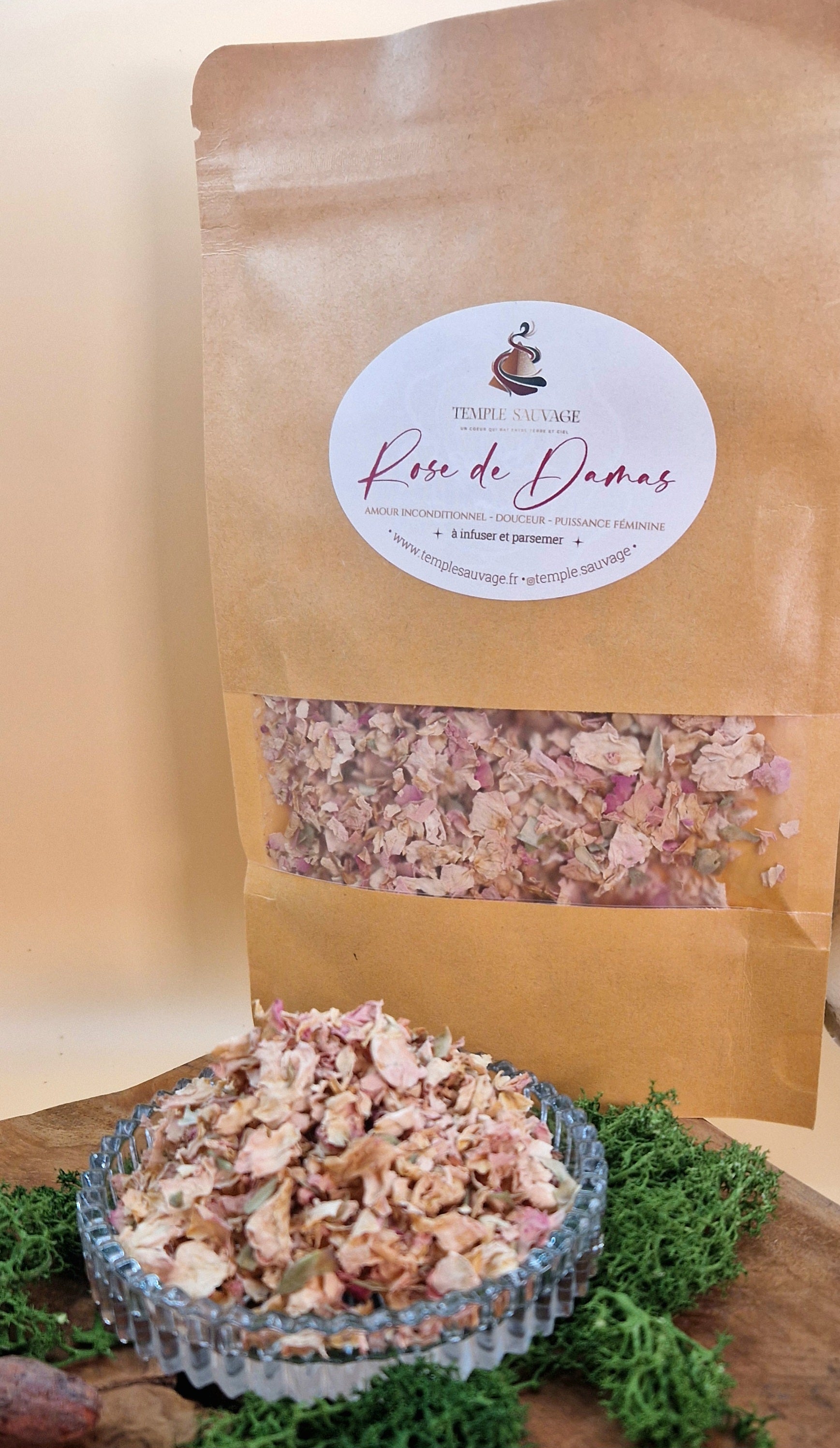 Pétales de rose de Damas