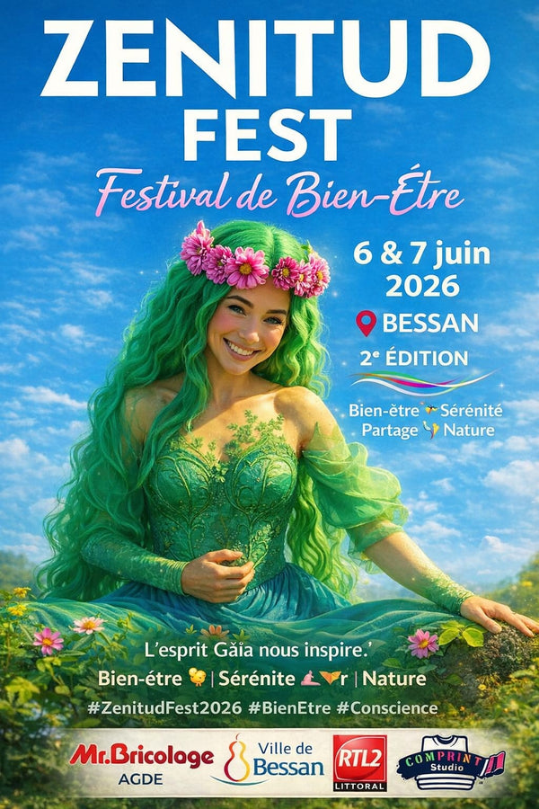 Zenitud Fest - 7/8 juin - Bessan - stand, cérémonie du cacao et du lotus
