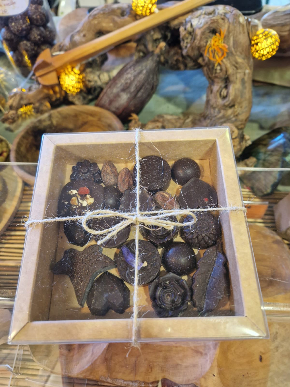 boîte chocolat artisanal temple sauvage